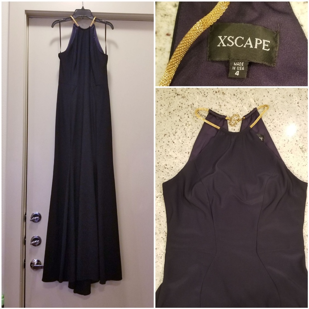 Navy homecoming/ prom dress!